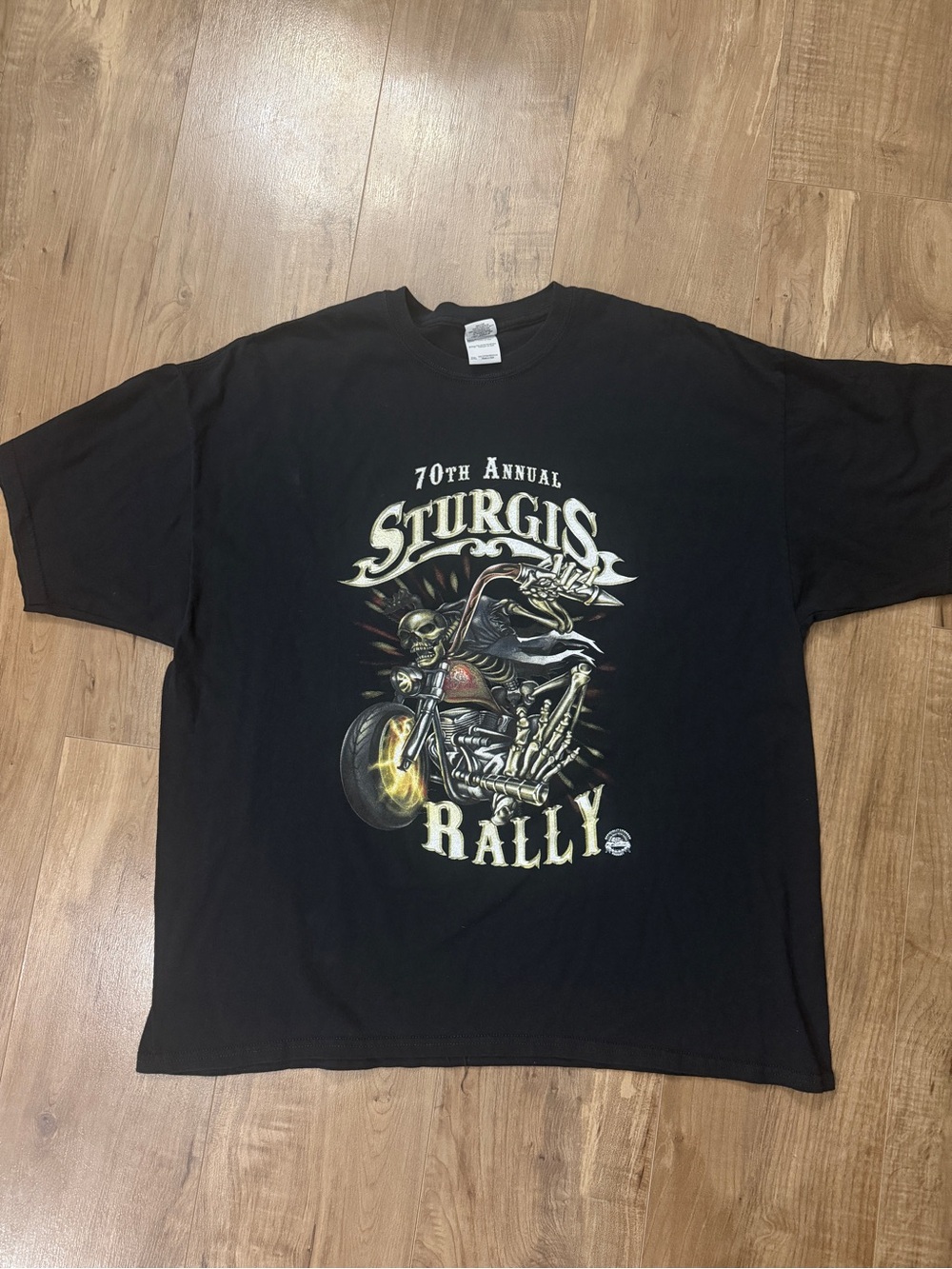 Sturgis Bike Rally 2010 70th Annual Black Graphic Tee - XXL